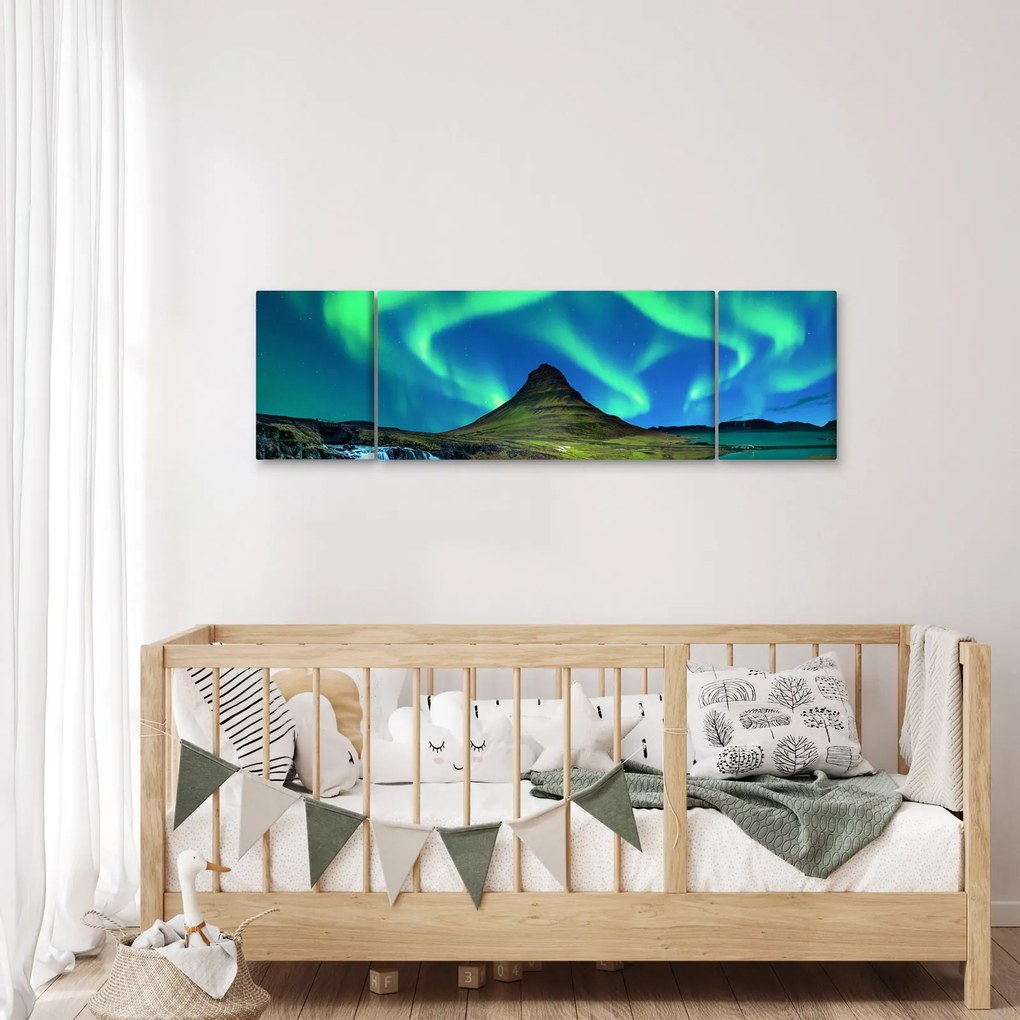 Obraz - Kirkjufell, Islandia (170x50 cm)