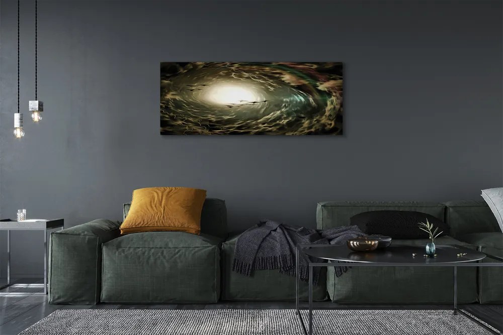 Obraz na płótnie Ptaki na Tle Chmur