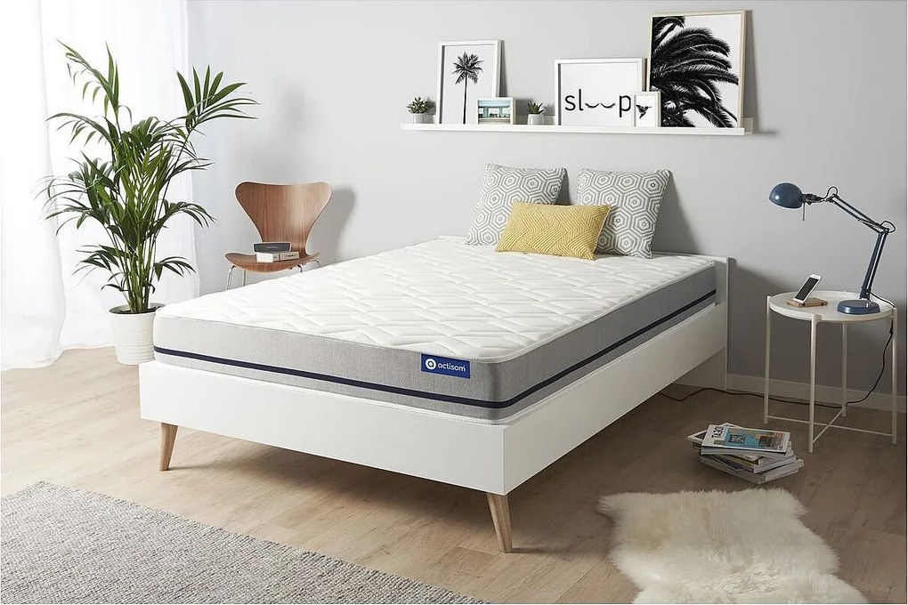 Materac Actimemo soft 160x200cm, Grubosc : 20 cm, Pianka z pamiecia ksztaltu, Umiarkowanie twardy, 3 strefy komfortu