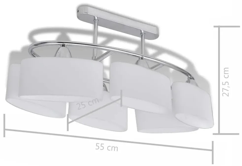 Nowoczesna lampa sufitowa 2 sztuki - EX133-Saloy