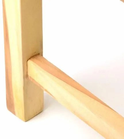 Ławka ogrodowa DIVERO 3-osobowa drewniana 150 cm