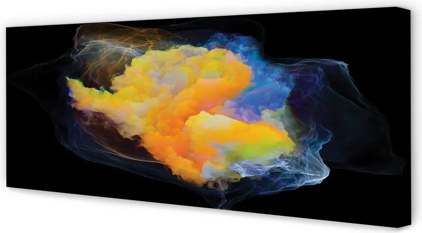 Zdjęcie na płótnie Feeria Kolorowych Fraktali