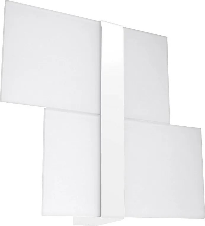 Kinkiet MASSIMO szklany biały