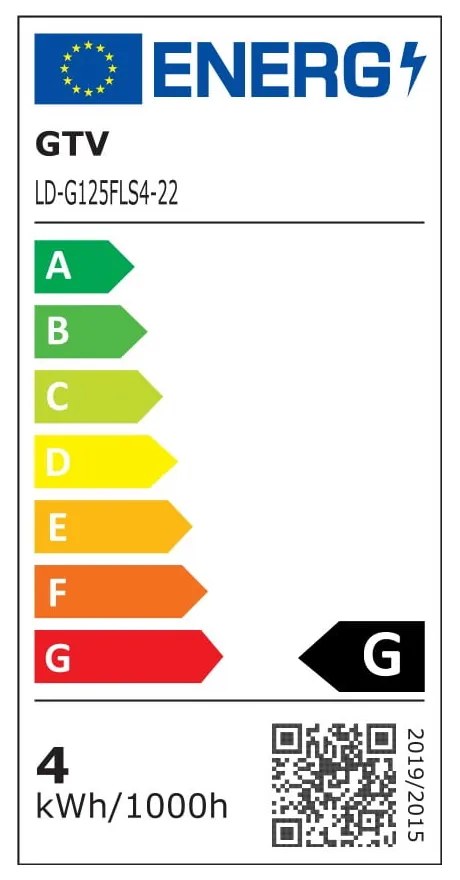 Żarówka filamentowa z ciepłym światłem ze ściemniaczem z gwintem E27, 4 W – GTV