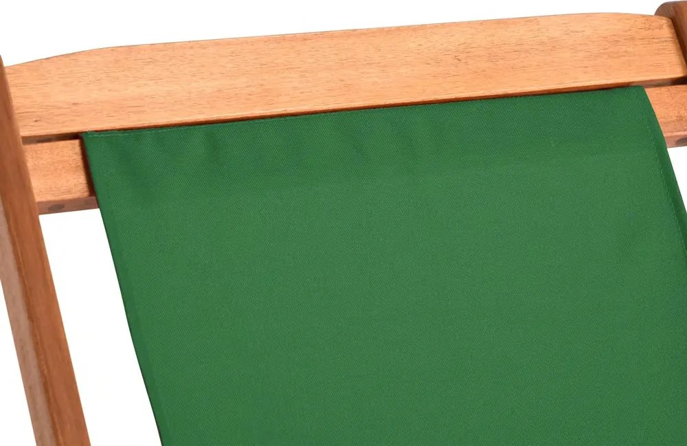 Leżak ogrodowy SIENA, 94x60x94cm, zielona Casaria