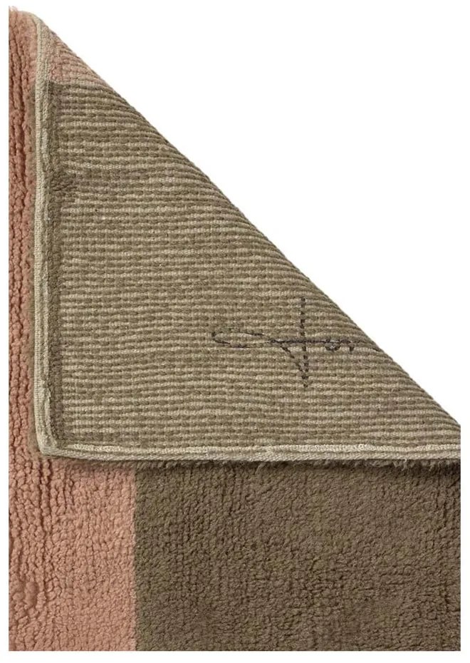 Wełniany chodnik tkany ręcznie 80x230 cm Chroma Dusty Pink – Lorena Canals