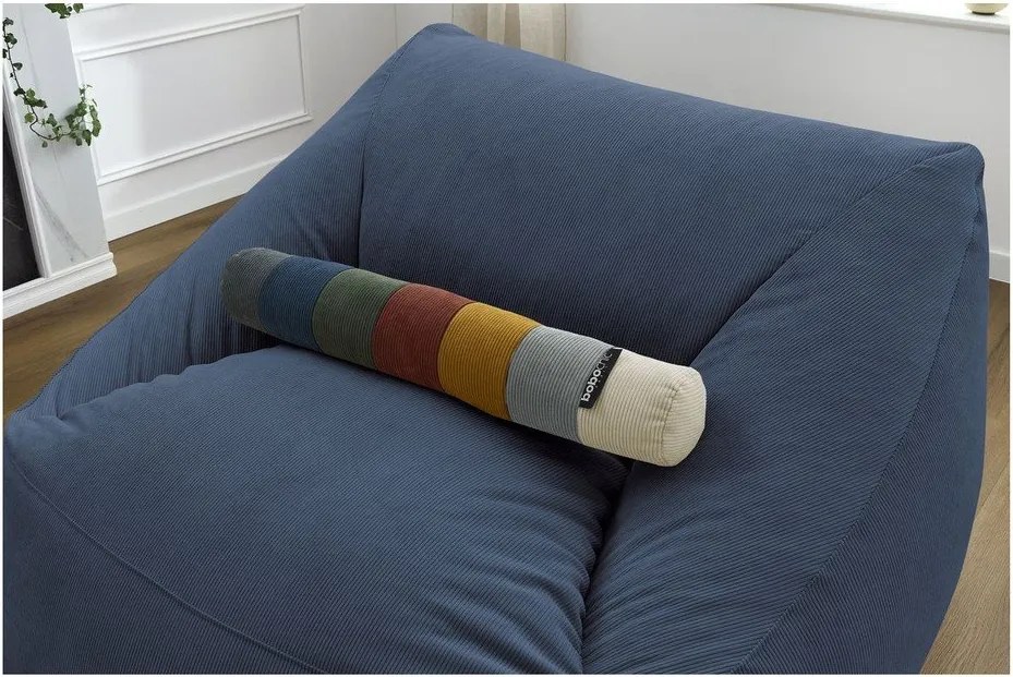 Ciemnoniebieski sztruksowy worek do siedzenia Lilibet – Bobochic Paris