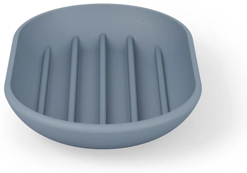 Niebieska plastikowa mydelniczka Touch – Umbra