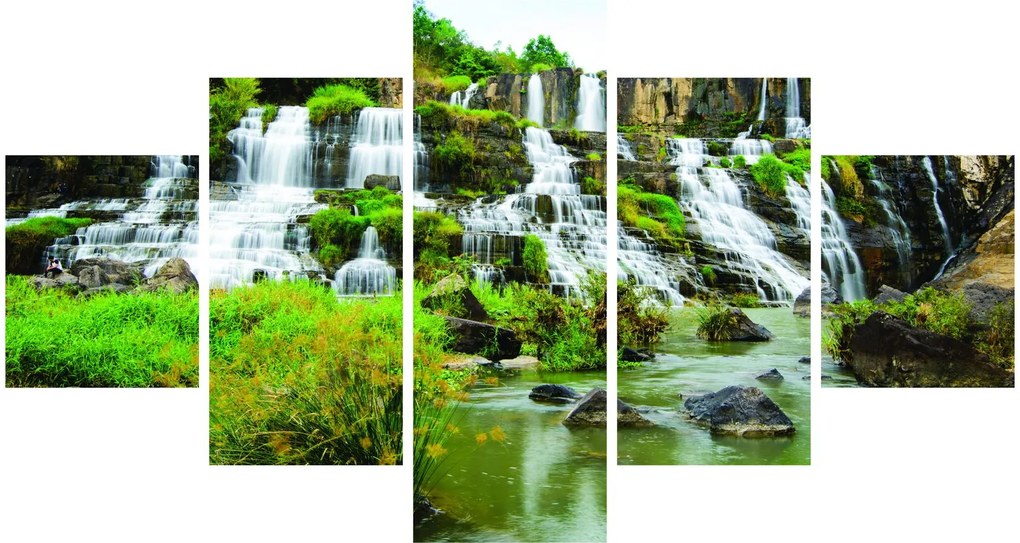 Obraz - wodospady (125x70 cm)