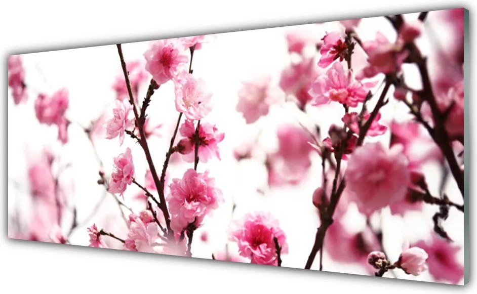 Panel nad blat kuchenny Kwitnące Gałązki o Poranku