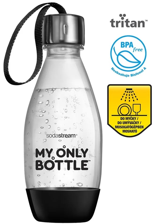 SodaStream Butelka My only bottle 0,6 l, czarny