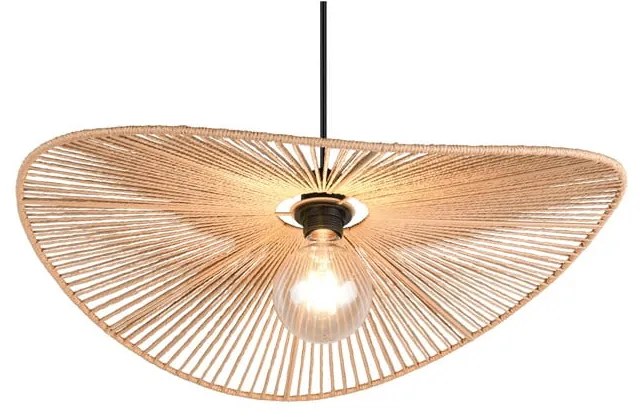 Lampa wisząca w kolorze matowej czerni ø 58 cm Laurine – Reality