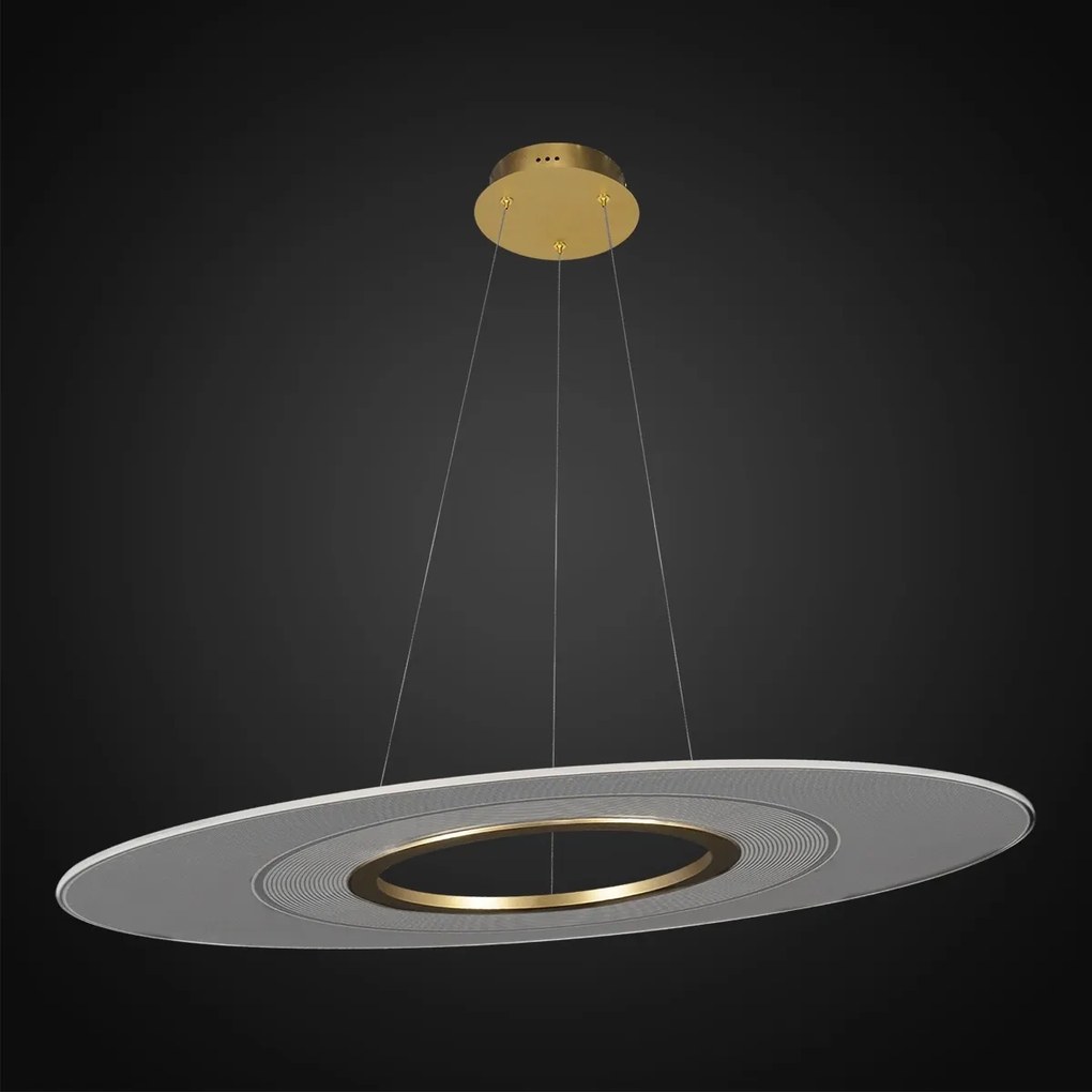 Pojedyncza lampa ledowa z okrągłym kloszem Eclipse No.1