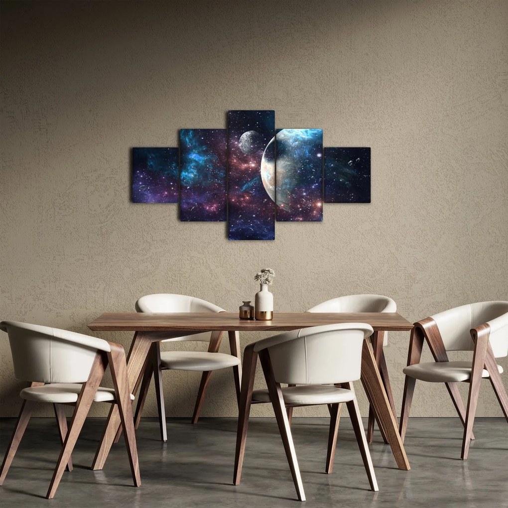Obraz kosmosu (125x70 cm)