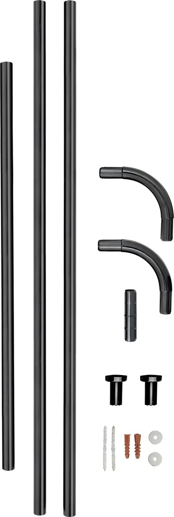 Drążek prysznicowy narożny 20 mm, Wenko