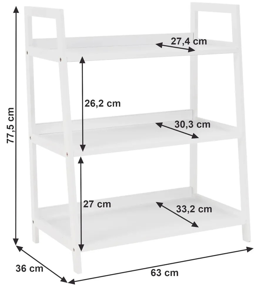 Półka Reon, typ 1, 63 x 36 x 77,5 cm