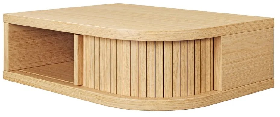 Szafka nocna w dekorze dębu w naturalnym kolorze Farsta – Woodman