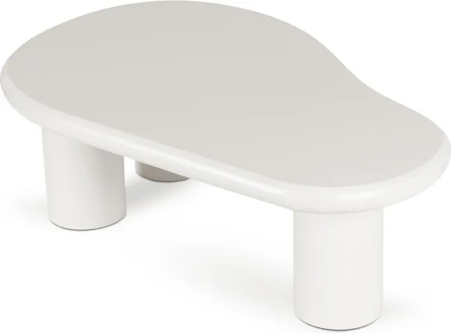 Stolik Kawowy EDME 128 cm Biały Nowoczesny