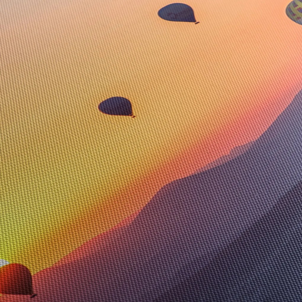 Obraz balonów na ogrzane powietrze (170x50 cm)
