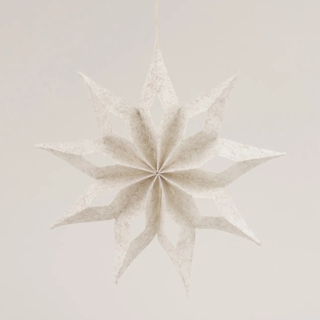 Ozdoba świąteczna Nivalis I ecru 50 cm