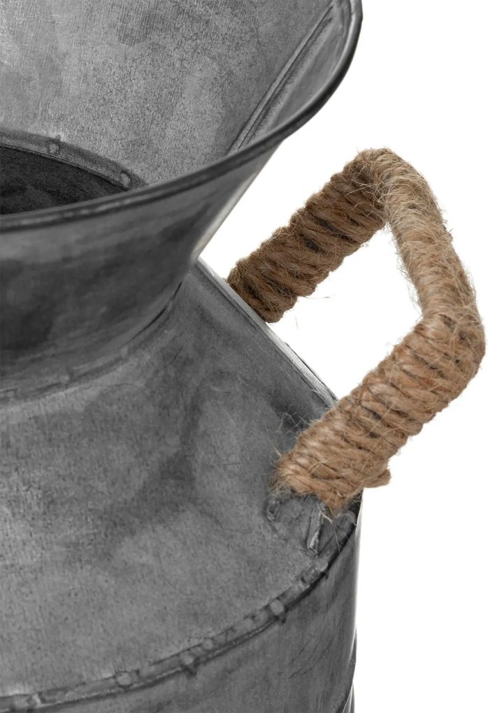 Kanka w stylu retro, metalowa, 62 cm