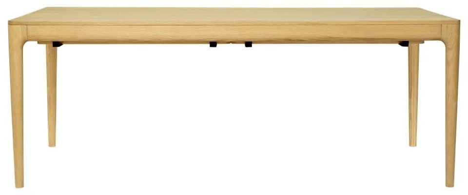 Rozkładany stół z litego drewna dębowego 90x200 cm Heart'n'Soul – UMAGE