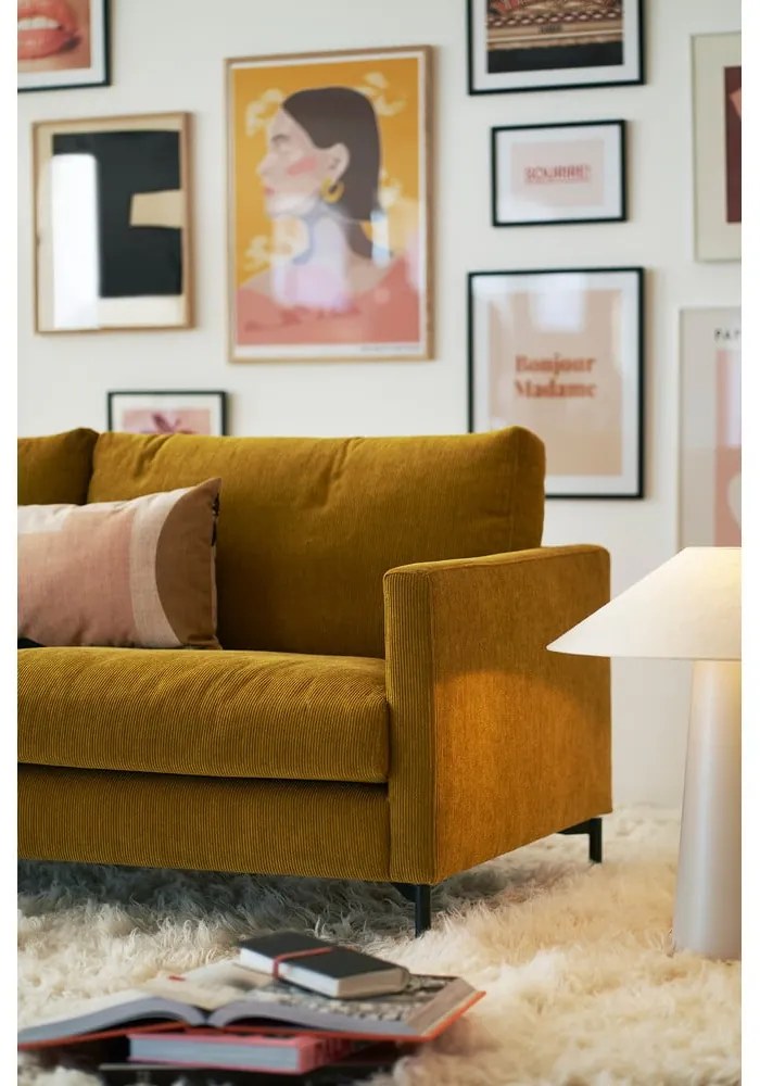 Żółta sofa 196 cm Impulse – Sits