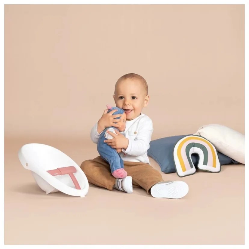 Smoby little chodzik pchacz 3w1 wózek dla dzieci + lalka bobas