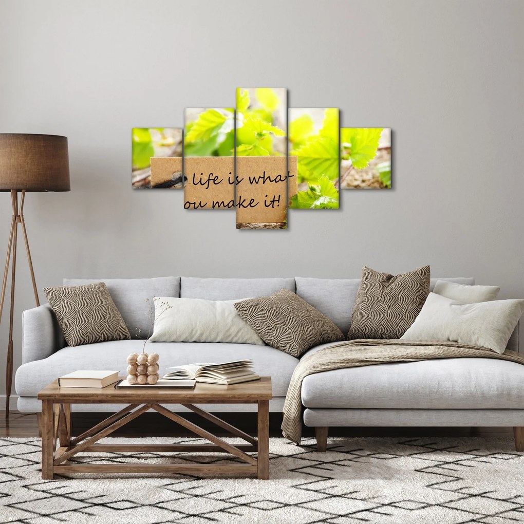 Obraz - Cytat (125x70 cm)