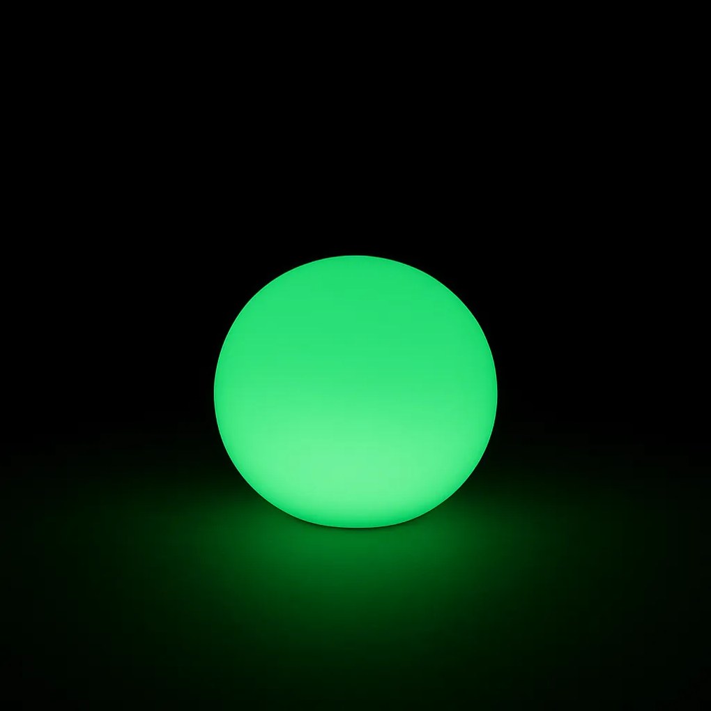 Świecąca kula LED 30 cm – 6 RGB + 3 białe