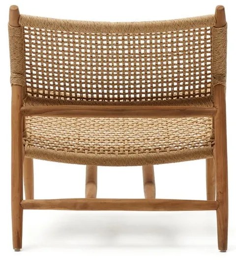 Drewniany fotel ogrodowy w naturalnym kolorze Codolar – Kave Home