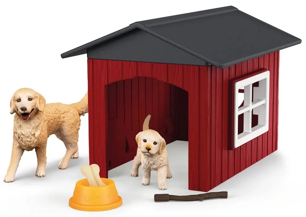 Schleich 42722 Buda dla psa z golden retrieverem