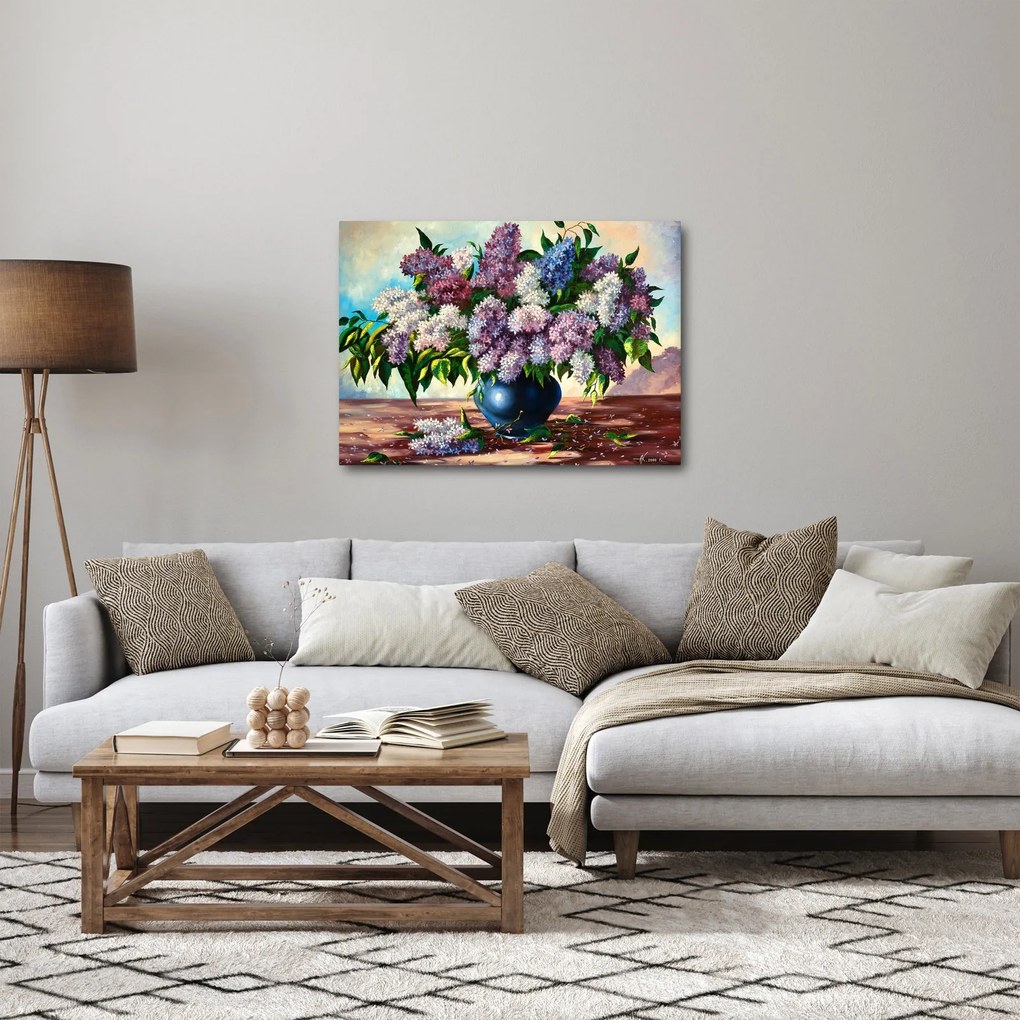 Obraz - Bukiet bzu (70x50 cm)