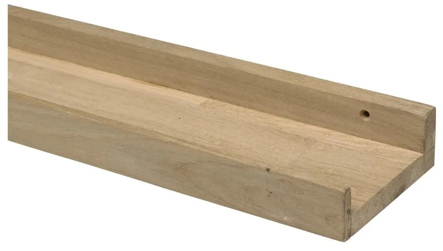 Półka na zdjęcia z litego drewna dębowego 100 cm Photoframe – vtwonen