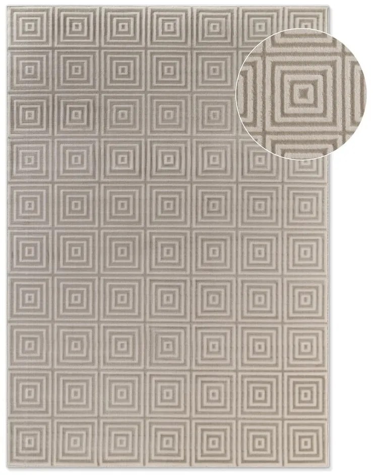 Beżowo-kremowy dywan 200x280 cm Perles Tourmaline – Elle Decoration