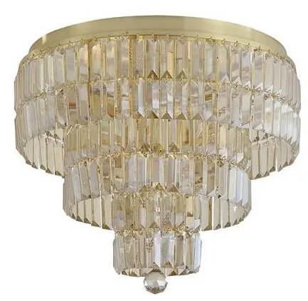 Searchlight 61321-6SB - Lampa sufitowa EMPIRE 6xE14/60W/230V IP44