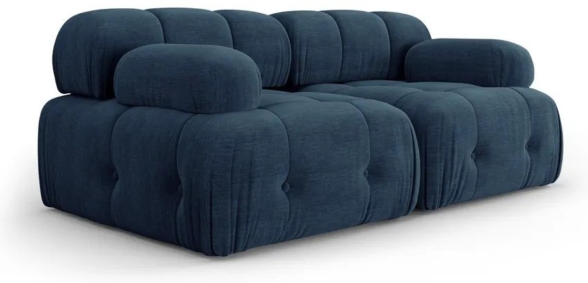 Ciemnoniebieska sofa 192 cm Ferento – Cosmopolitan Design