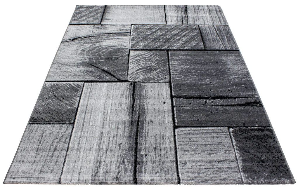 Dywan nowoczesny Parma Deski szary 240 cm x 340 cm