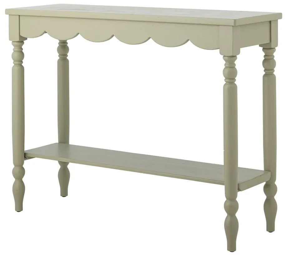 Jasnozielona konsola z litego drewna sosnowego 36x106 cm Salla – Bloomingville