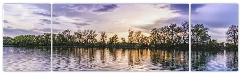 Obraz jeziora (170x50 cm)