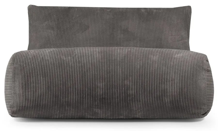 Czarny sztruksowy worek do siedzenia Sofa Seat Lounge – SLOWDOWN