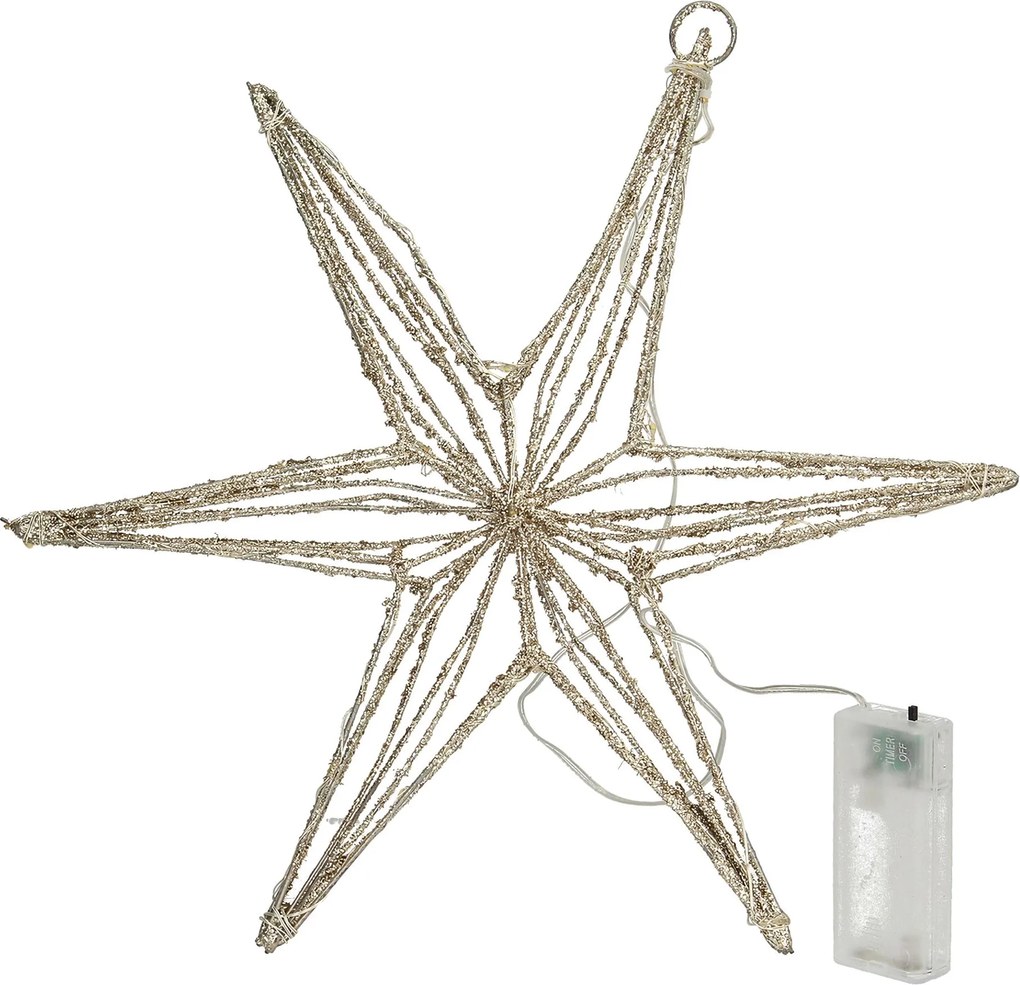 Gwiazda led Glitter Star 30 cm