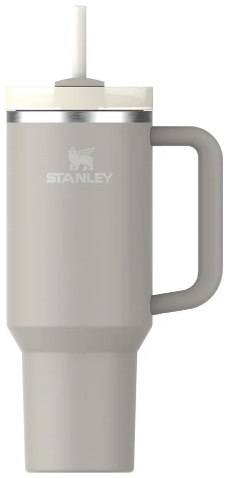 Jasnoszary termos ze słomką ze stali nierdzewnej 1,18 l Quencher H2.0 FlowState Tumbler Ash – Stanley