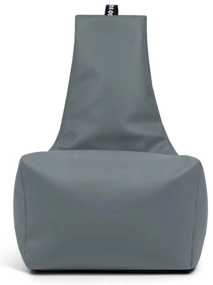 Czerwony worek do siedzenia z imitacji skóry Icy XL – So Soft?