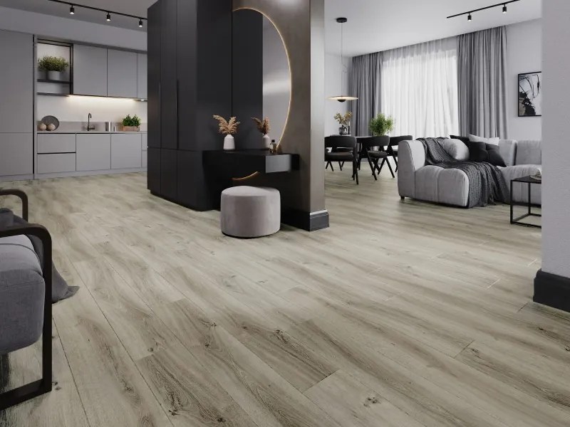 Mexen Richmond panele winylowe 1240 x 182 mm SPC 6,5 mm, podkład IXPE 1,5 mm, 4 V-Fuga, Dąb - F1043-1240-182-505-4V1-01