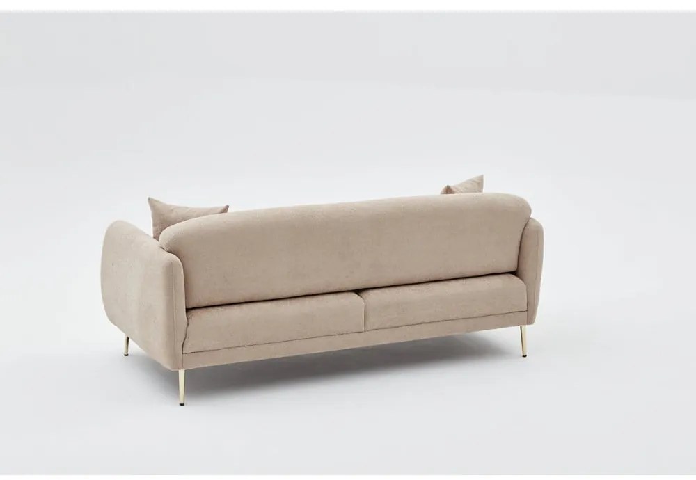 Beżowa rozkładana sofa 210 cm Simena – Balcab Home