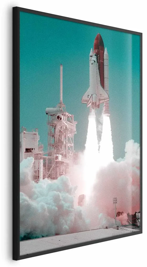 Plakat Nowa era 21x30 cm z ramą czarną bez marginesu ARTGEIST B