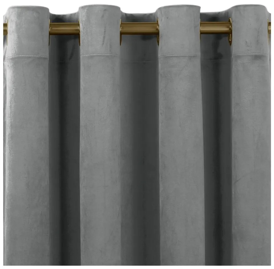 Antracytowa zasłona 200x270 cm Vila – Homede