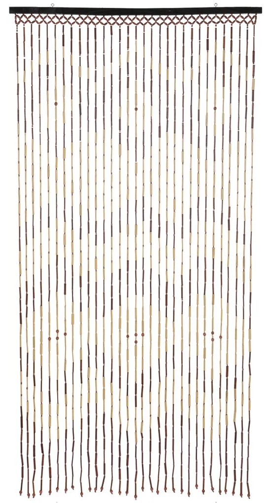 Zasłona na drzwi bambusowa, 90 x 180 cm