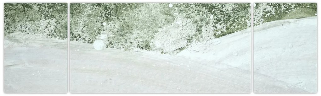 Obraz - Abstrakcja pędzle (170x50 cm)